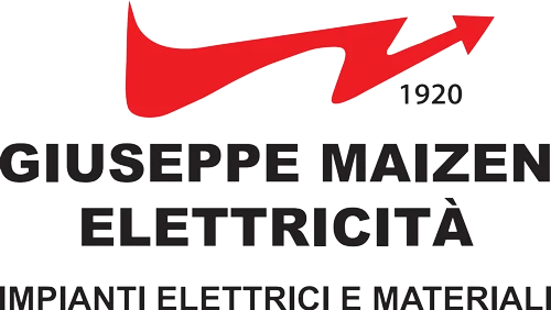 Logo Maizen 1920 Trieste Con una freccia rossa che guizza e punta verso l'alto